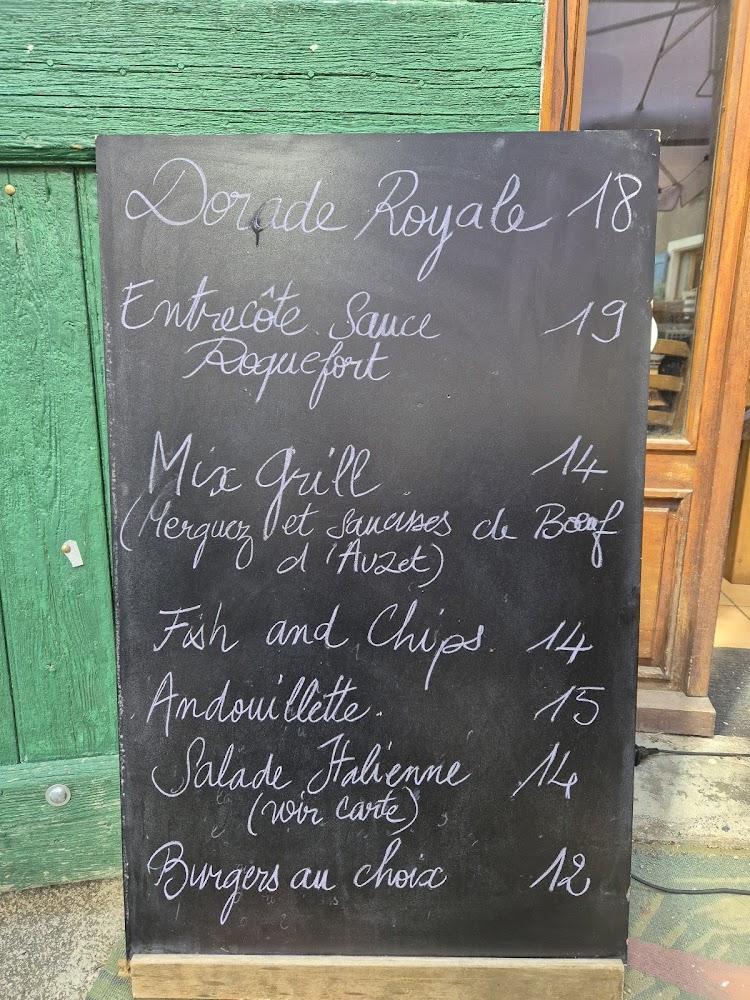 Le bar d'Auzet - Menu Image 1
